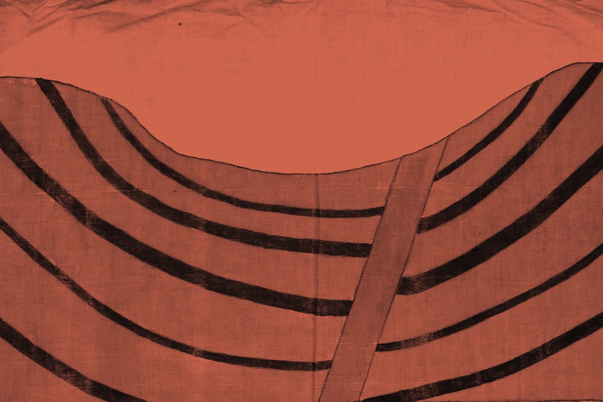 Orra White Hitchcock, coal basin and dike, c. 1828. Public Domain; Digitally colored by James Thacher, 2026. Accessed via publicdomainreview.org. 